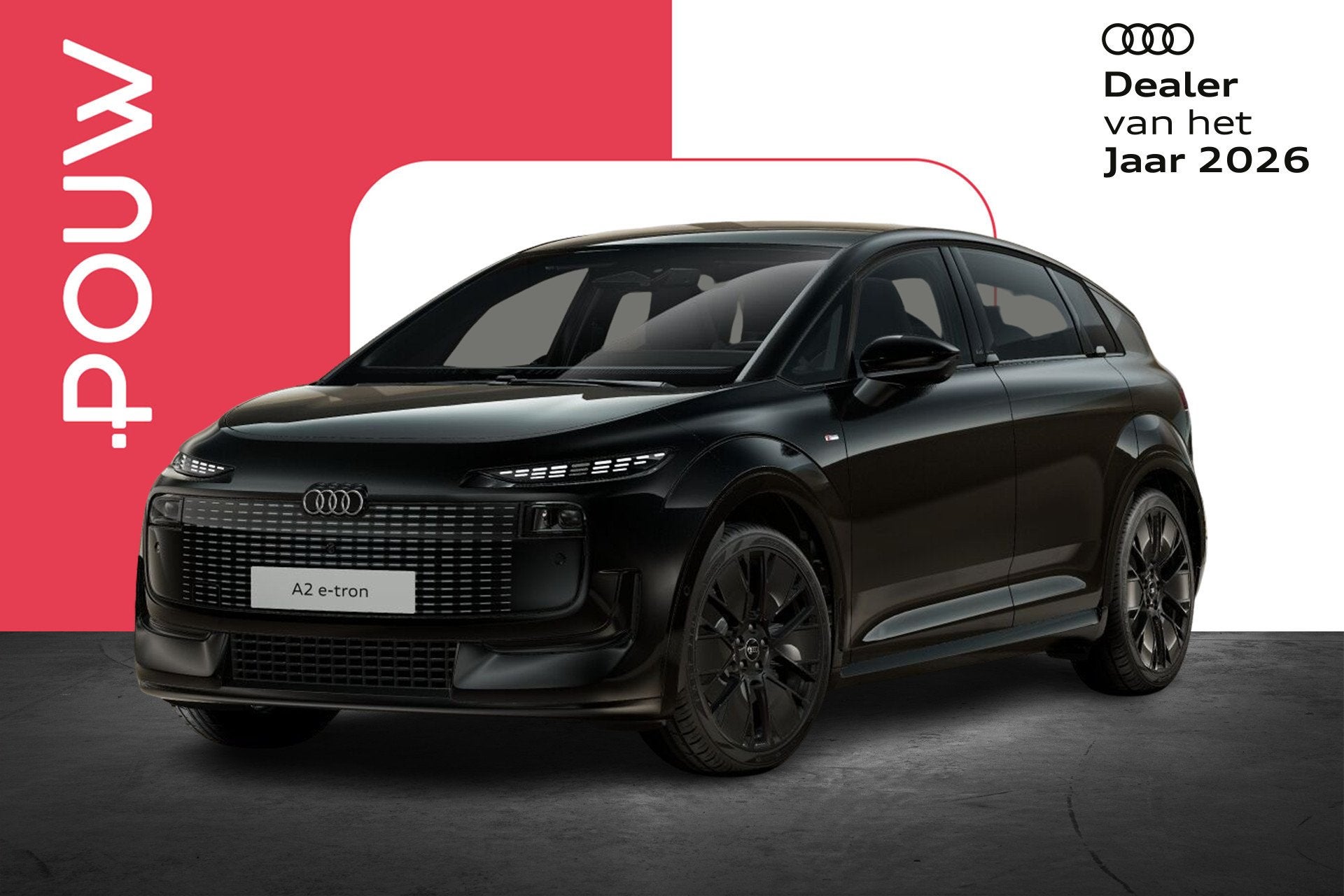 Audi A2 e-tron 326pk S Edition 84 kWh | Tech Plus | 20" Velg, Auto's, Automaat, 12 maanden, Achterwielaandrijving, Zwart