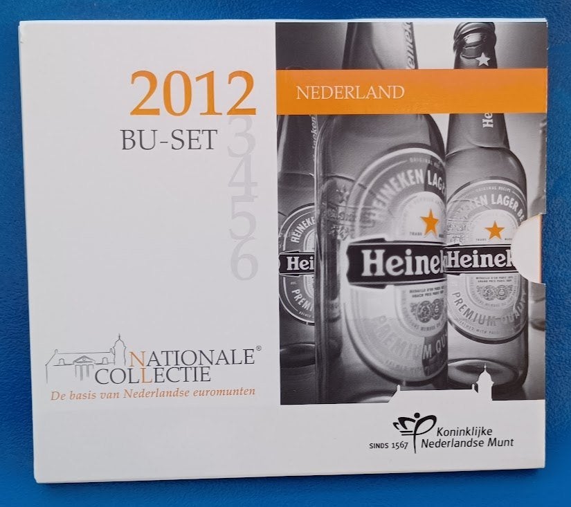 BU-Set 2012 - Ondernemerschap in Nederland, Heineken, Verzenden, Koningin Beatrix, Euro's, Setje