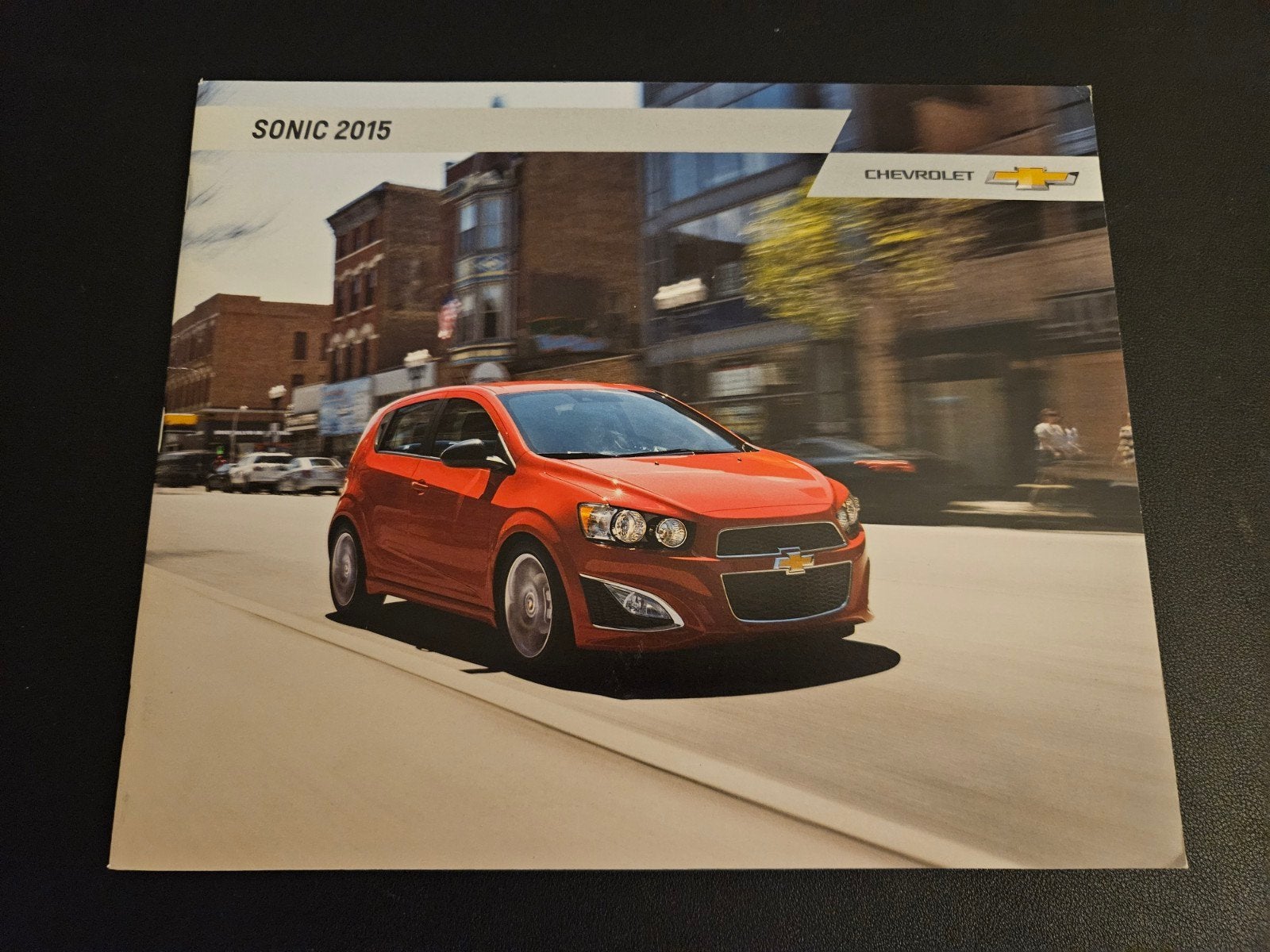 Brochure Chevrolet Sonic 2015 USA, Ophalen of Verzenden, Zo goed als nieuw, Chevrolet