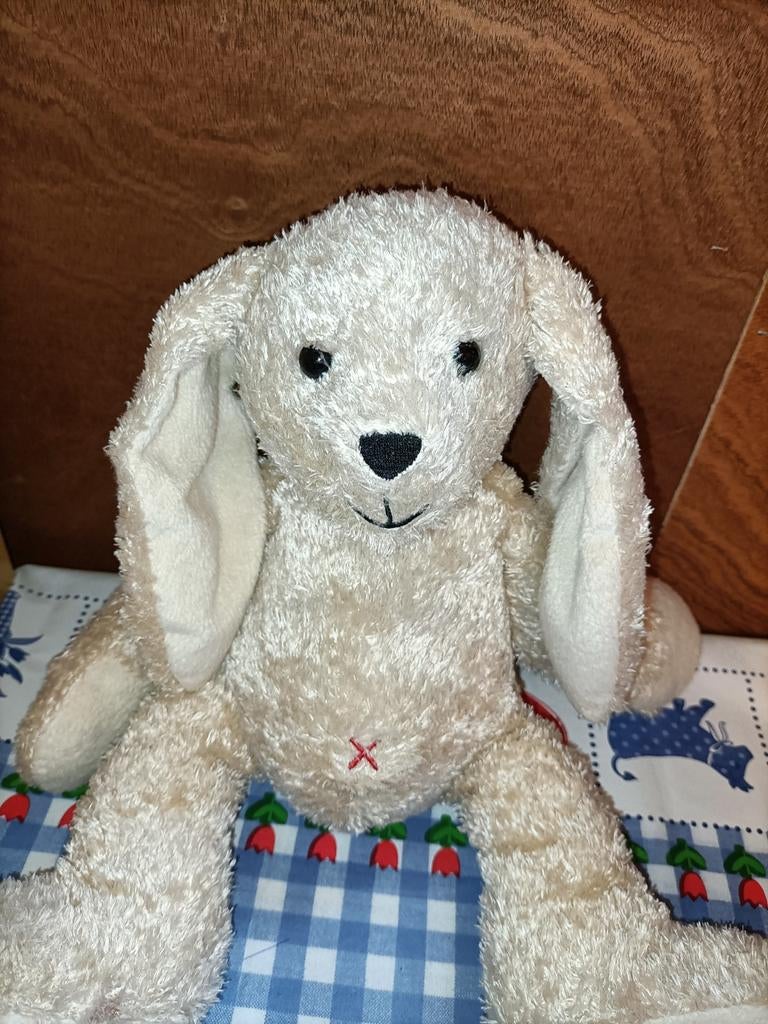 Hema konijn knuffel 35 cm groot, Ophalen of Verzenden, Zo goed als nieuw, Konijn