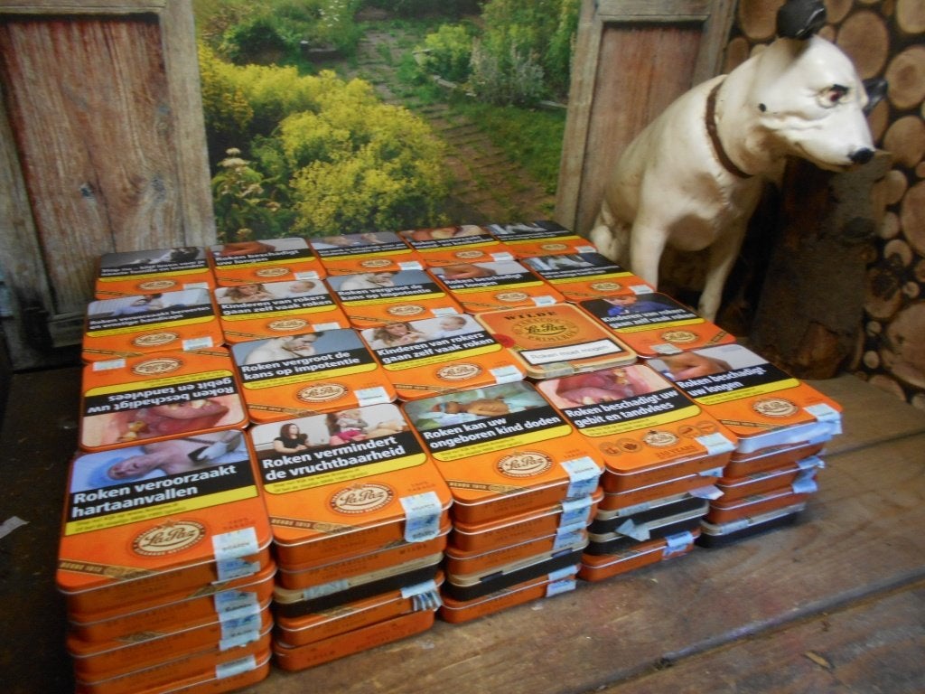 100 stuks lege sigaren blikjes 11x10x2 cm, Ophalen of Verzenden, Gebruikt, Overige, Overige merken