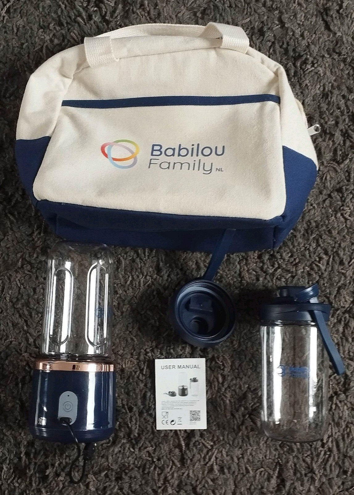 Babilou Draagbare smoothie blender, Ophalen of Verzenden