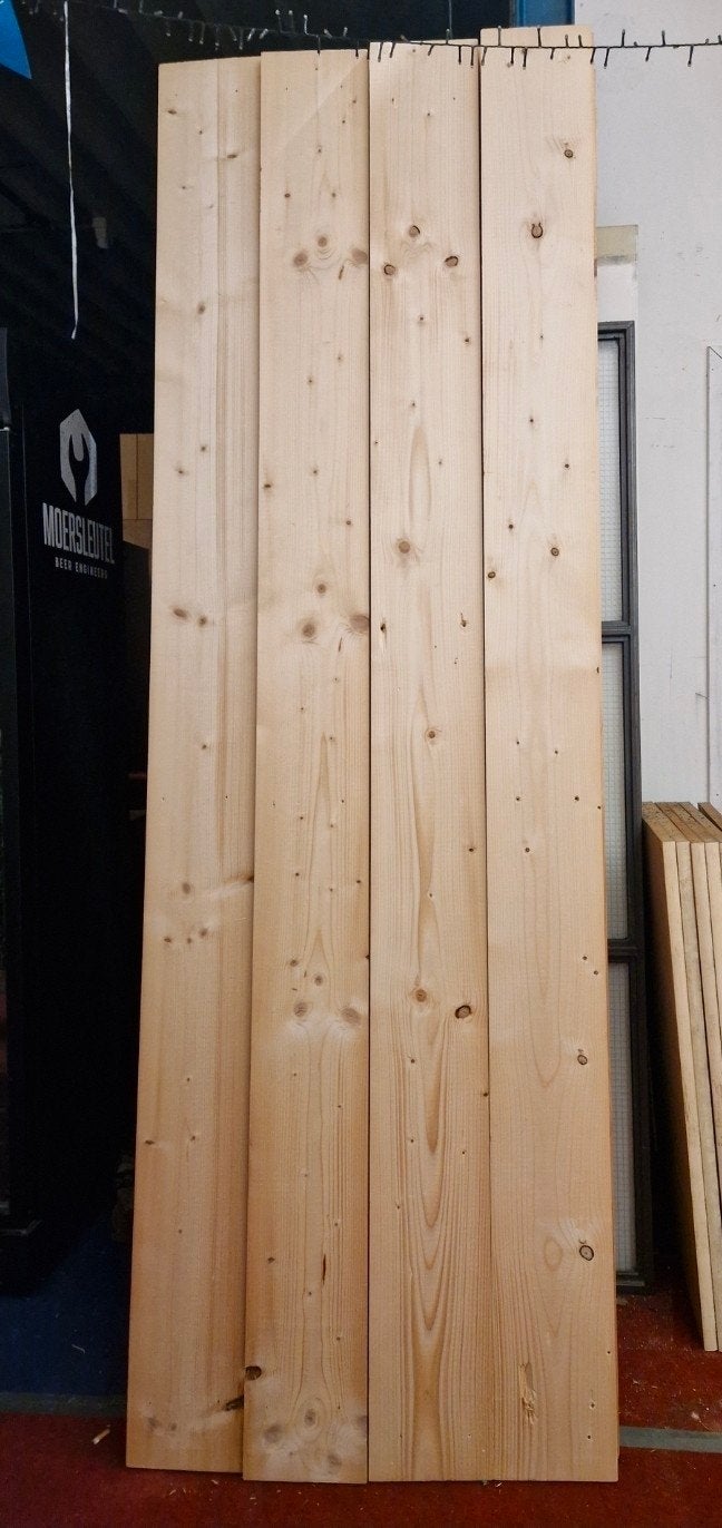 steigerhout delen van 245 cm lang 152 planken, Ophalen, Gebruikt, 25 tot 50 mm, 200 tot 250 cm