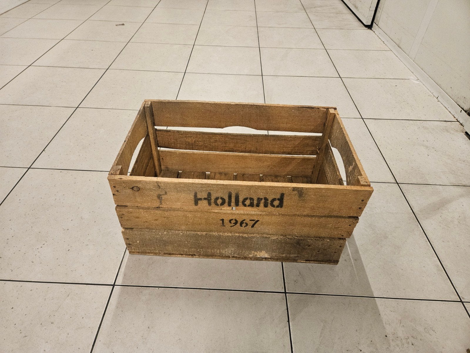 Vintage aardappelkisten - Holland 1967, Doe-het-zelf en Verbouw, Ophalen, Gebruikt, 50 tot 75 cm, Minder dan 40 cm