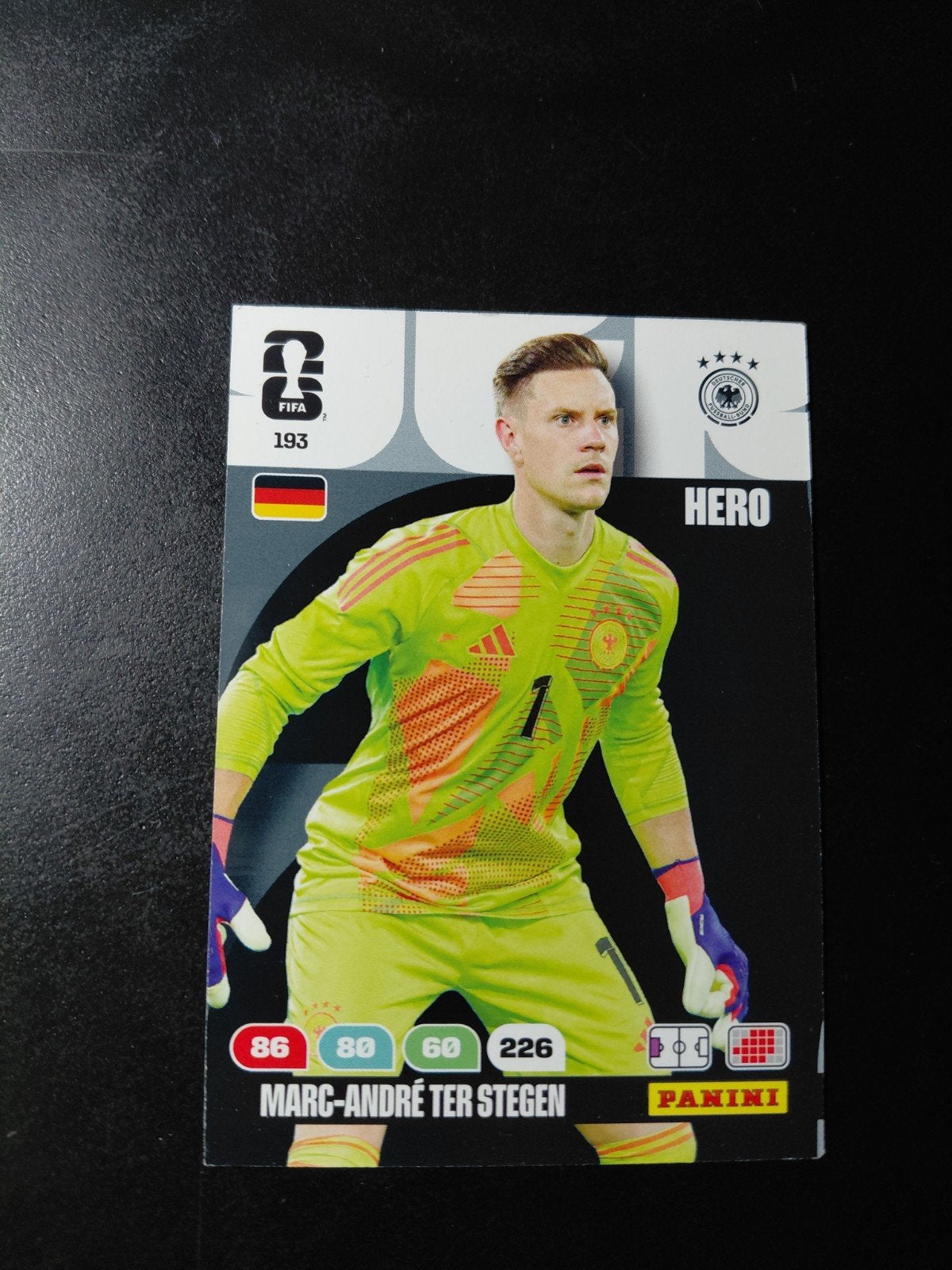 marc-andre ter stegen (duitsland/afc ajax) panini wk 2026, Ophalen of Verzenden, Nieuw, Ajax, Poster, Plaatje of Sticker