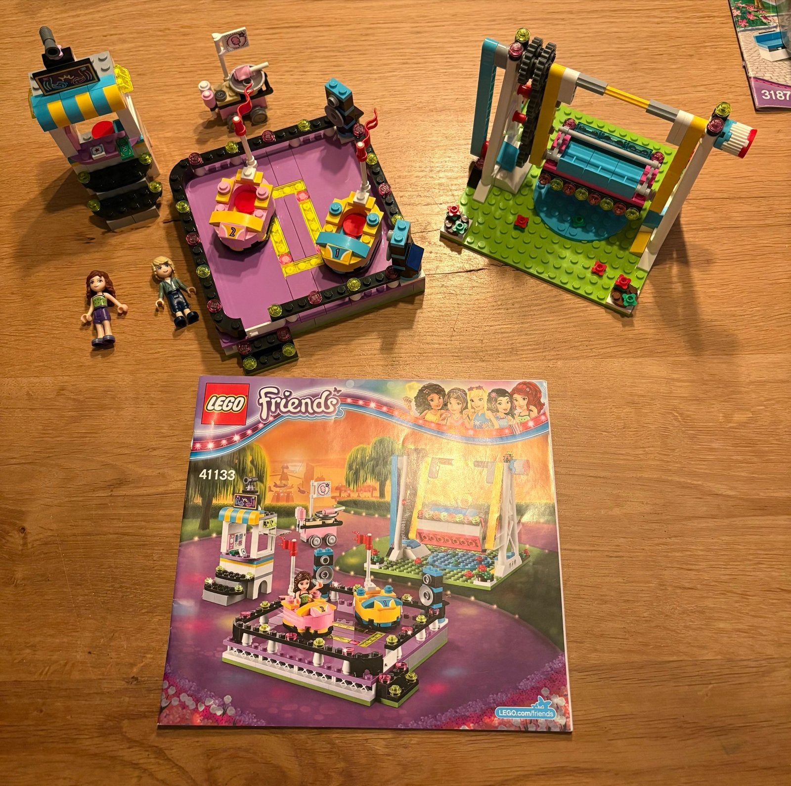 LEGO Friends 41133 Achtbaan en Kermisattracties compleet, Ophalen of Verzenden, Zo goed als nieuw, Overige merken