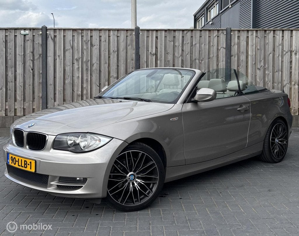 BMW 1-serie Cabrio 118i High Executive/Cabriolet/Leder/NAP/, Euro 5, Beige, Cabriolet, 4 stoelen