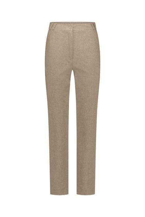Studio anneloes structure pantalon nieuw, Kleding | Dames, Broeken en Pantalons, Nieuw, Maat 38/40 (M), Beige, Lang, Ophalen of Verzenden