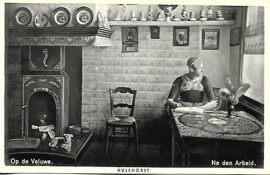 Hulshorst- -Op de Veluwe, na den arbeid., Verzenden, 1920 tot 1940, Gelopen, Gelderland