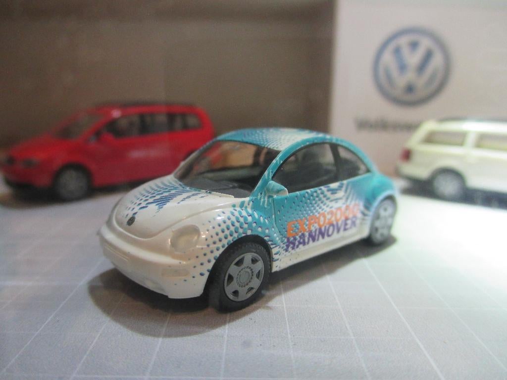 Volkswagen New Beetle - Wiking EXPO 2000 Hannover Limited Ed, Ophalen of Verzenden, Nieuw, Auto, Wiking