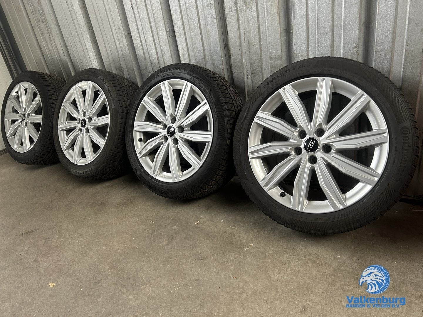 6-7mm! Originele Audi A6 C8 4K S-Line 19 inch velgen 5x112 w, Auto-onderdelen, 19 inch, -, -, Banden en Velgen