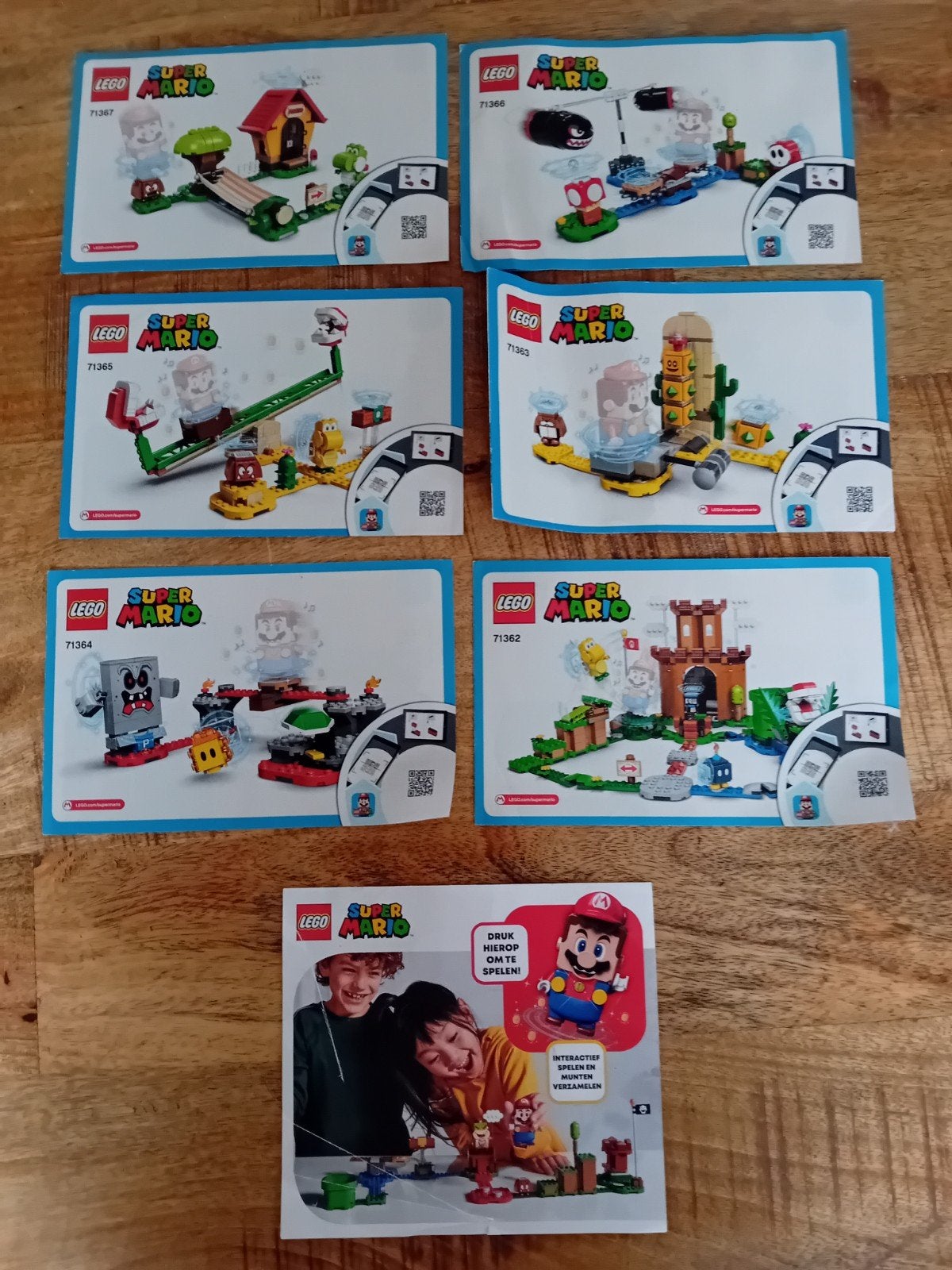 heel veel lego mario, 7 sets lego oa starterset, Ophalen of Verzenden