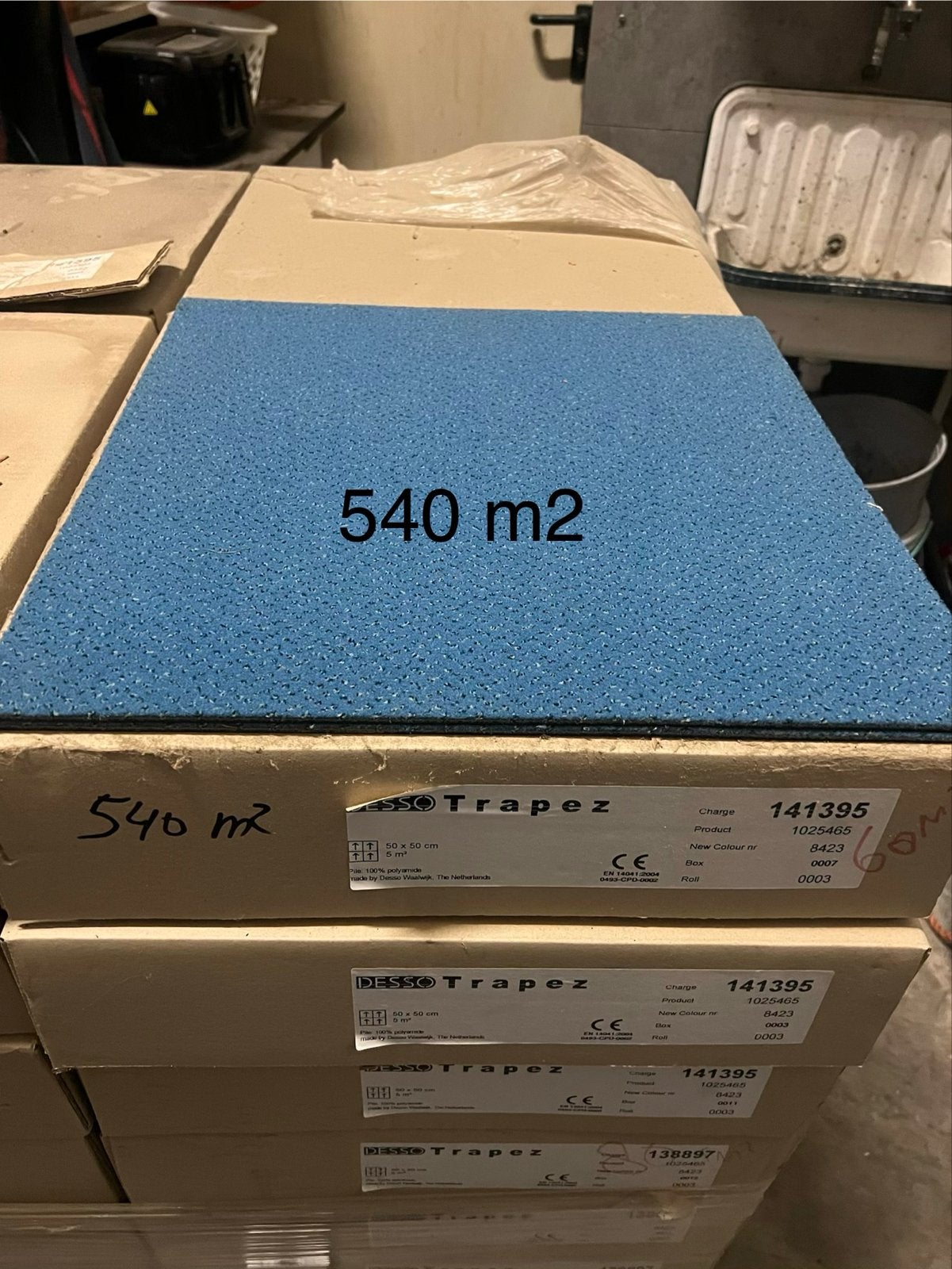 Desso Tapijttegels - Diverse Kwaliteiten en Kleuren, Gebruikt, Blauw, 75 m² of meer, Ophalen of Verzenden