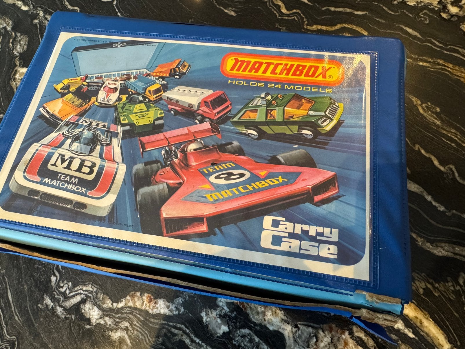 Matchbox carry case, 1 speler, Ophalen of Verzenden, Gebruikt, Vanaf 7 jaar