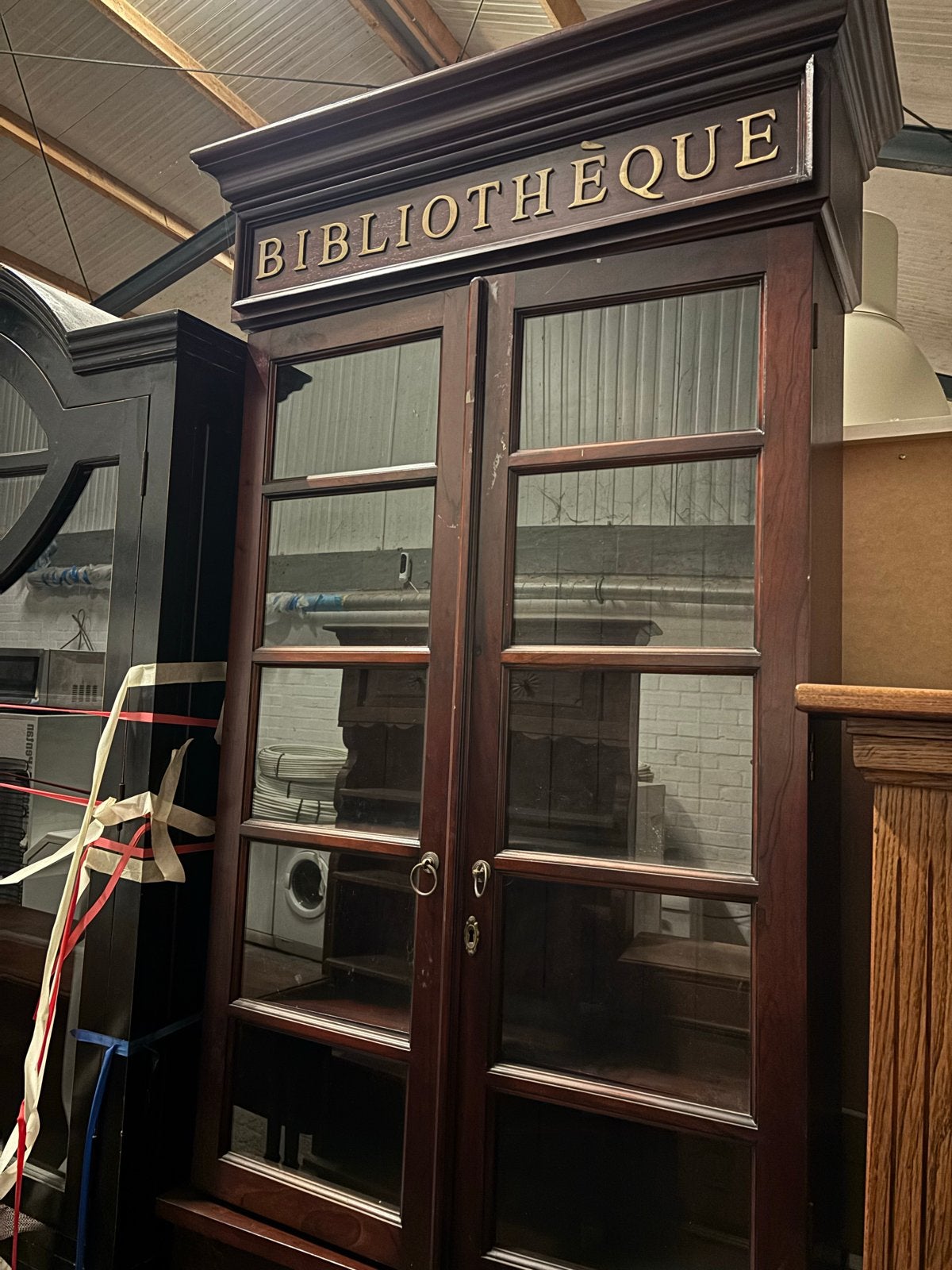 Bibliotheekkast met Glazen Deuren, Ophalen of Verzenden