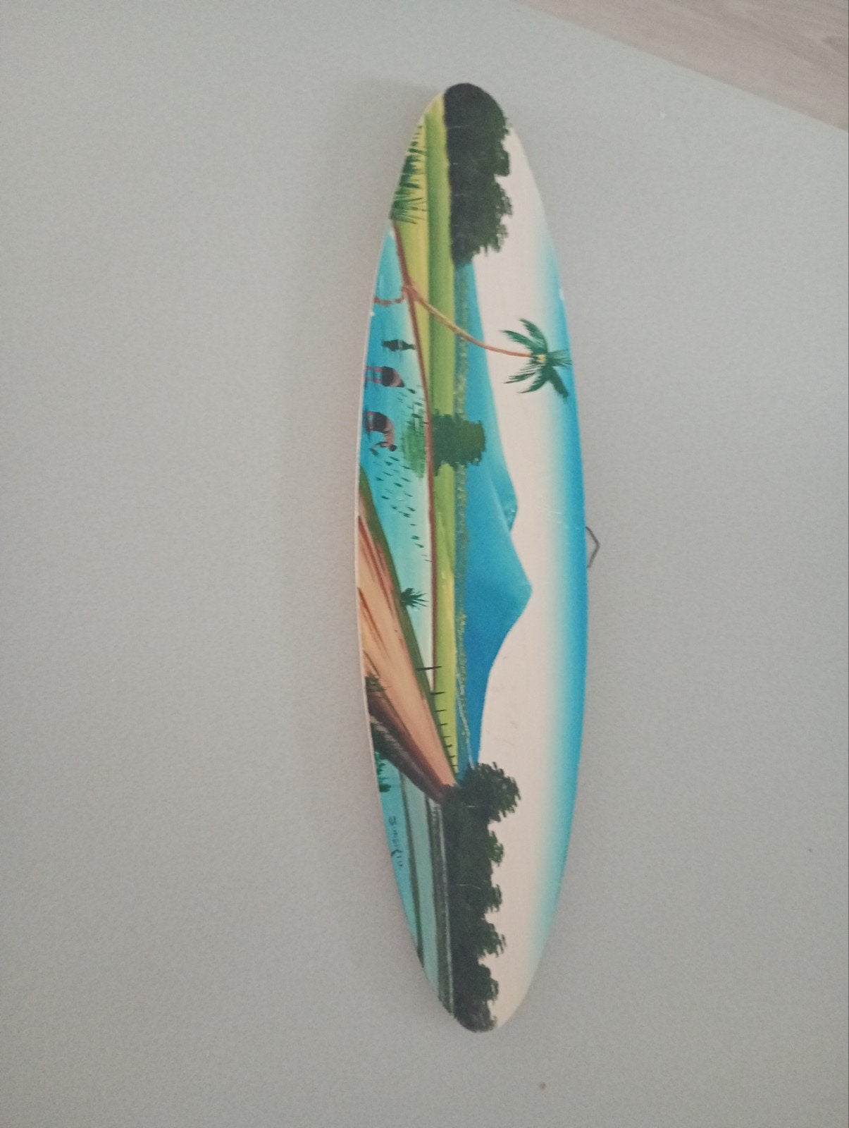 Decoratieve Surfplank Muurkunst met Landschap, Ophalen of Verzenden