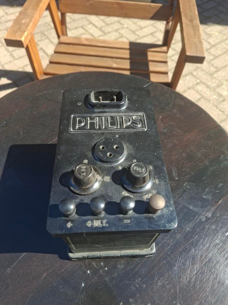 Philips Plaatspanningsapparaat Type 372 - Vintage Radio, Ophalen of Verzenden