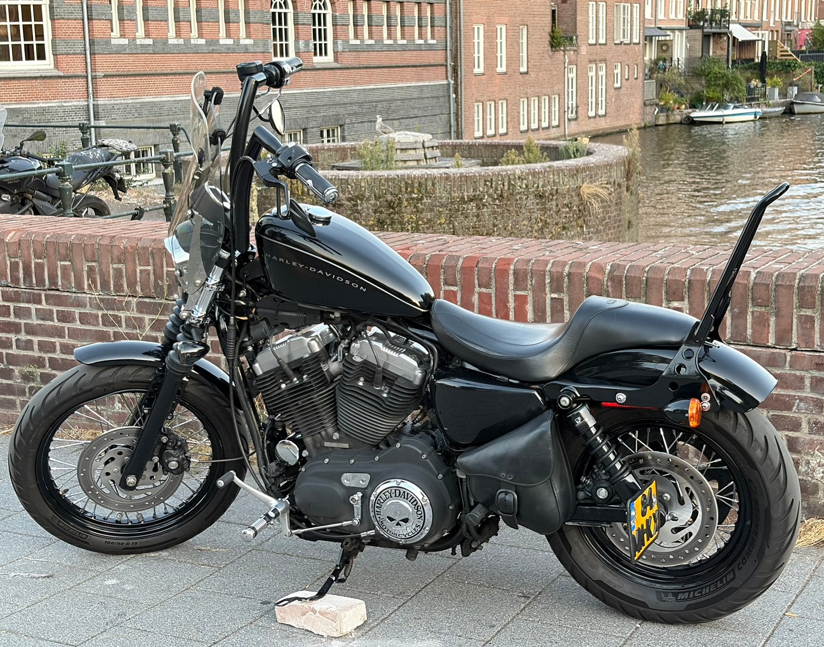 Harley-Davidson Sportster Nightster XL1200N 2008 Stage 2, Sportuitlaat, 2 cilinders, Gebruikt, Particulier