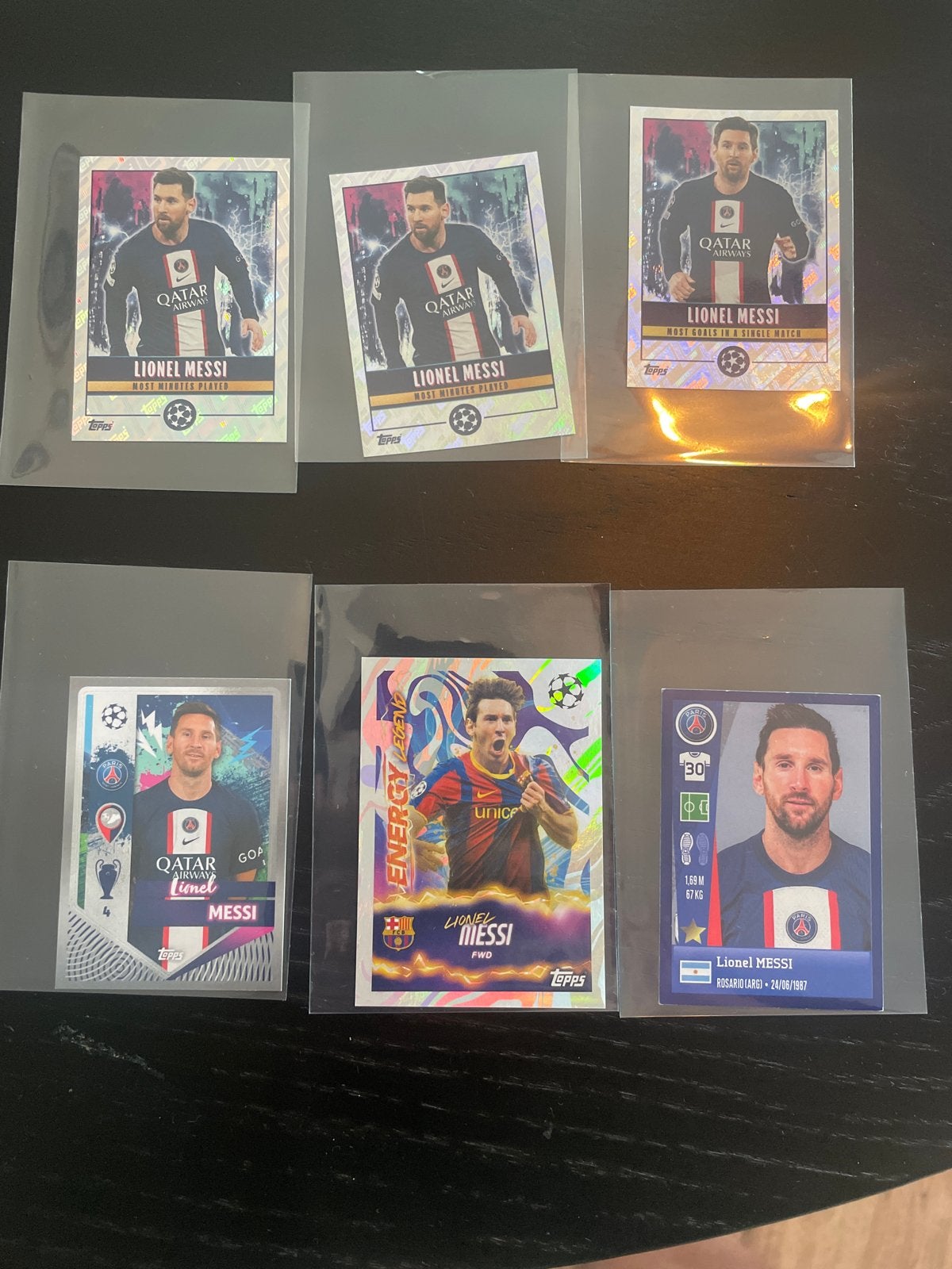 Lionel Messi Voetbal Kaartjes Collectie - Topps, Verzamelen, Ophalen of Verzenden, Zo goed als nieuw, Buitenlandse clubs, Spelerskaart