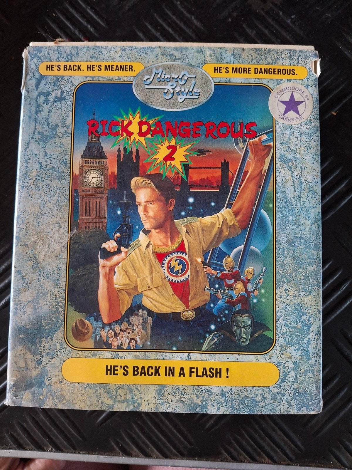 Rick Dangerous 2 Commodore 64/Amiga - Retro Game, Avontuur en Actie, Gebruikt, 1 speler, Ophalen of Verzenden
