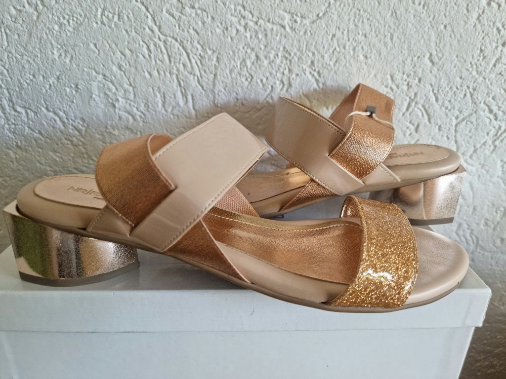 Schitterende nieuwe sandalen NR RAPISARDI, maat 41, Verzenden, Sandalen of Muiltjes, Roze, Nieuw