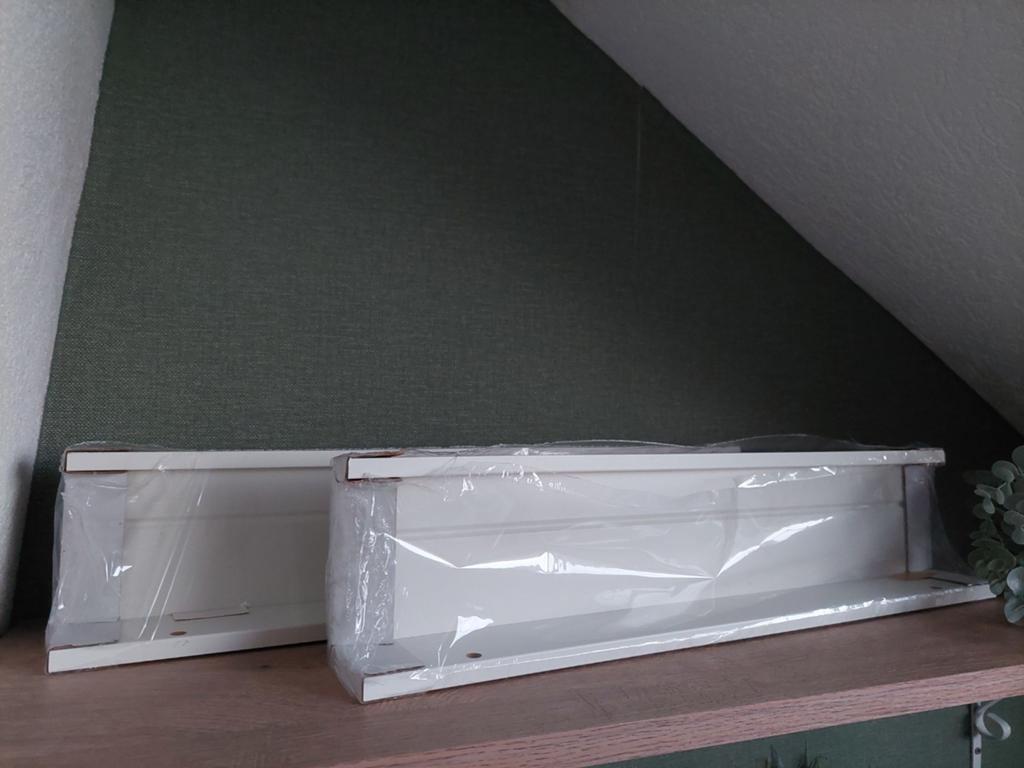 Nieuwe IKEA RIBBA Planken Wit - 2 stuks, Ophalen, Nieuw
