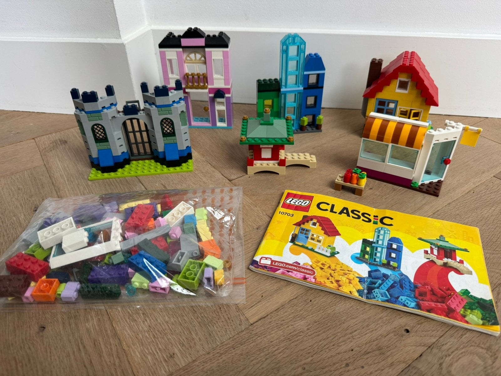 Lego Classic - 10703 + 10706 + 10708 + Creator 31054, Overige thema's, Lego, Ophalen of Verzenden, Zo goed als nieuw