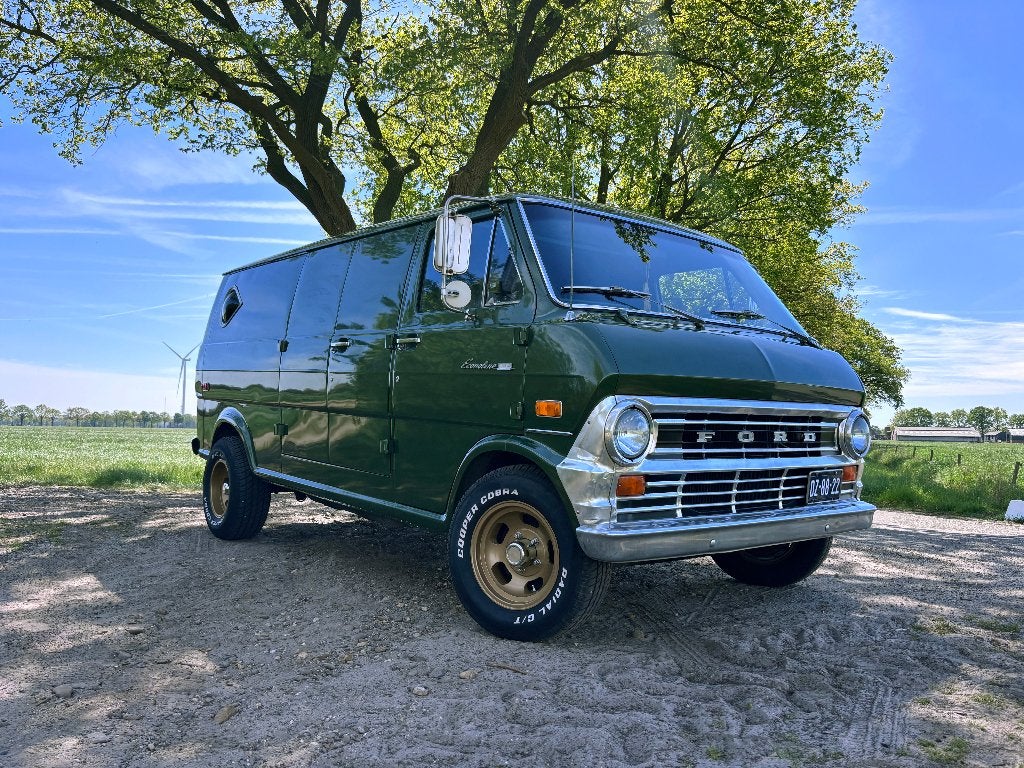 Ford Econoline E200 1971 Supervan V8 Automaat LPG Boogie Van, Auto's, Oldtimers, Particulier, Ford, Automaat, Groen, Ophalen