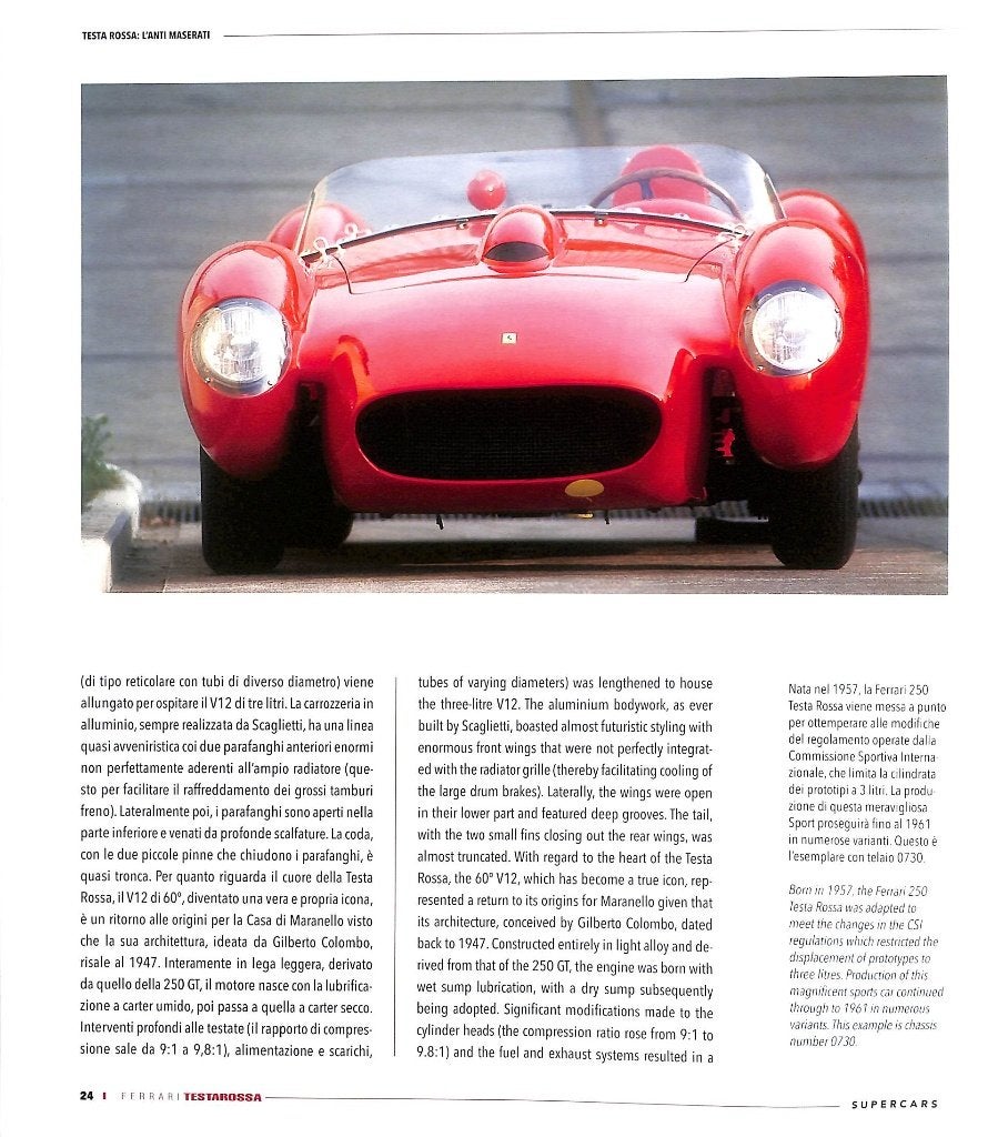 FERRARI TESTAROSSA, Verzenden, Nieuw, Ferrari, Gaetano Derosa