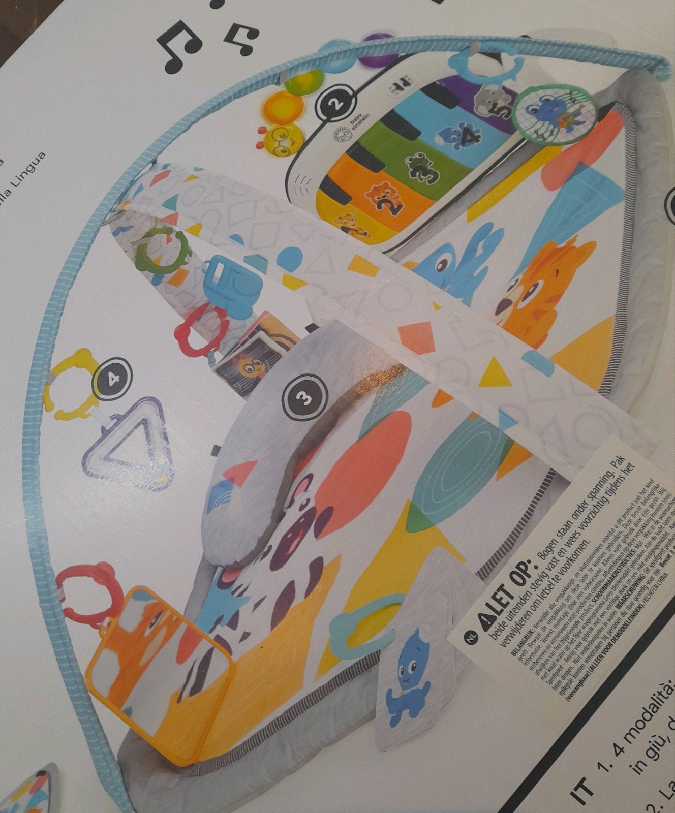 Nieuw Kinder baby speelgoed 4 in 1 kickin tunes, Ophalen of Verzenden, Nieuw