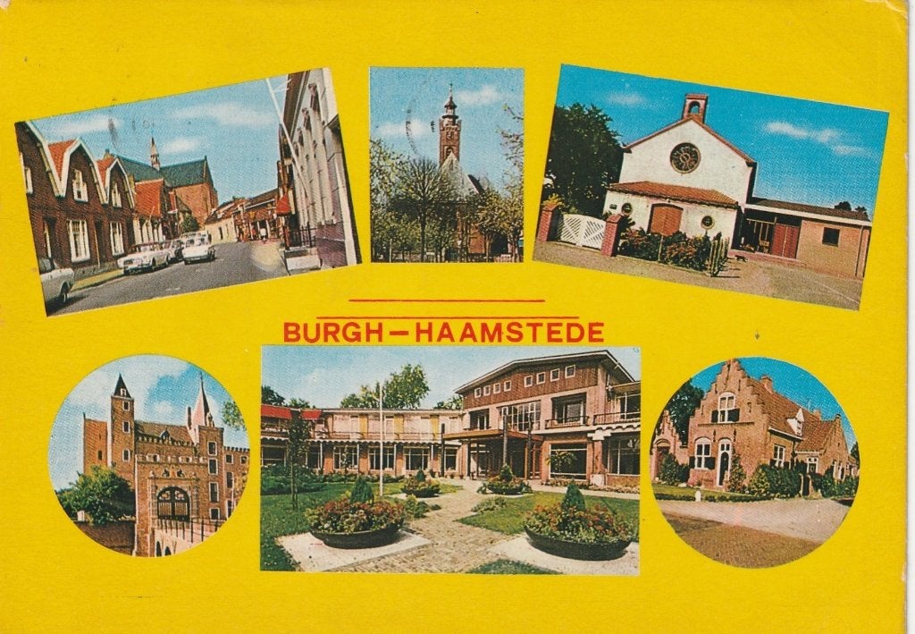 BURGH-HAAMSTEDE Dorpsgezichten, Verzamelen, Verzenden, 1960 tot 1980, Gelopen, Zeeland