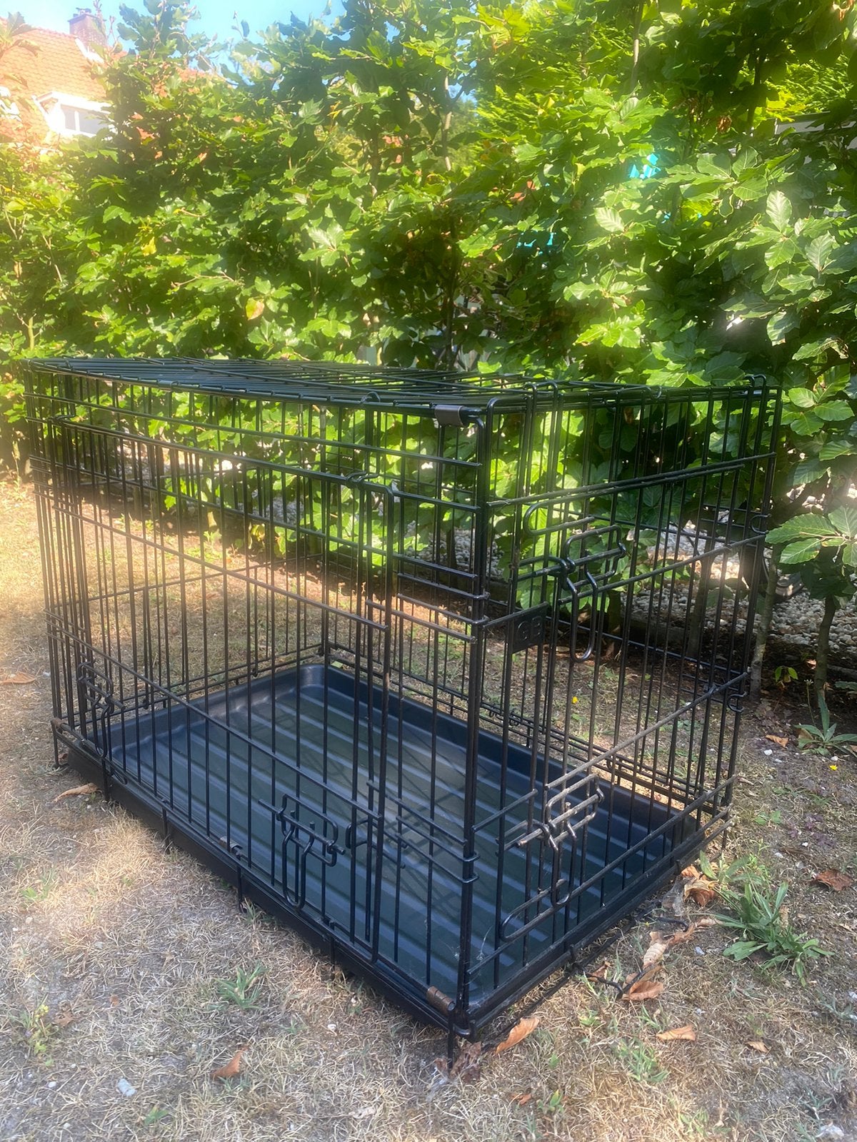 Ideale honden bench te koop!, Dieren en Toebehoren, Hondenhokken, Ophalen, Zo goed als nieuw, 75 tot 110 cm, Minder dan 65 cm