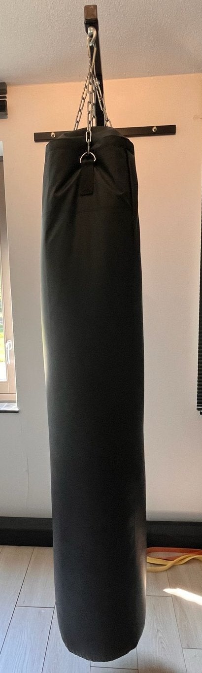 Nikko bokszak 180cm en ophangsysteem, Sport en Fitness, Ophalen, Zo goed als nieuw, Bokszak