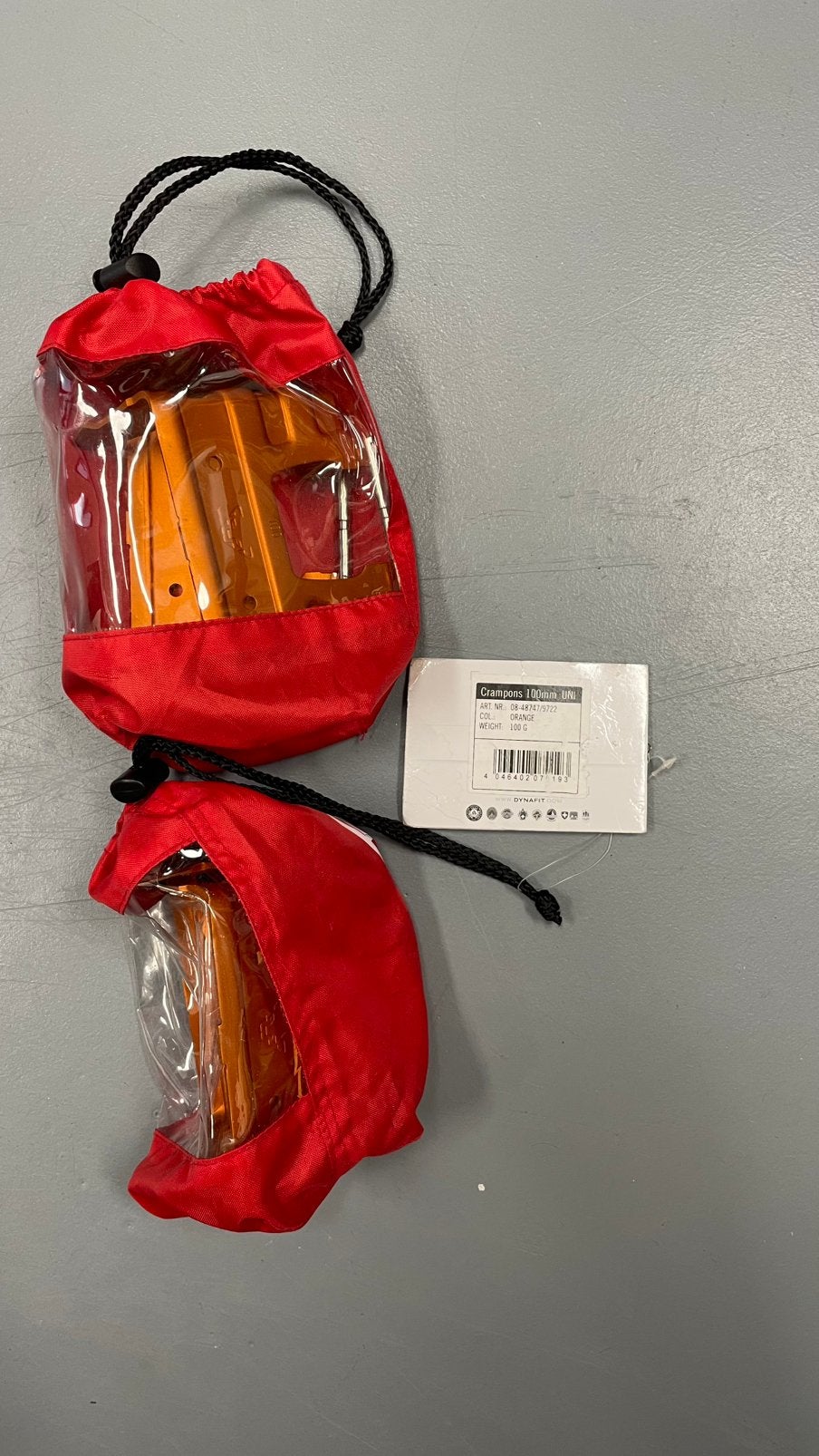 Dynafit Crampons / Harscheisen 100mm Orange, Sport en Fitness, Ophalen, Nieuw, Klimsport-accessoire