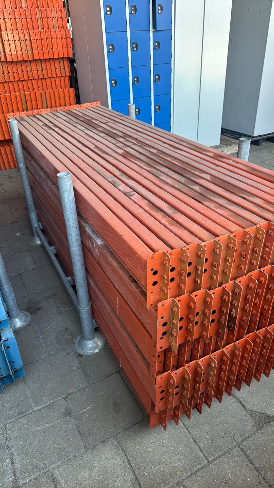 Palletstelling Mecalux liggers 2700mm, Zakelijke goederen, Kantoor en Winkelinrichting | Magazijn, Stelling en Opslag, Ophalen