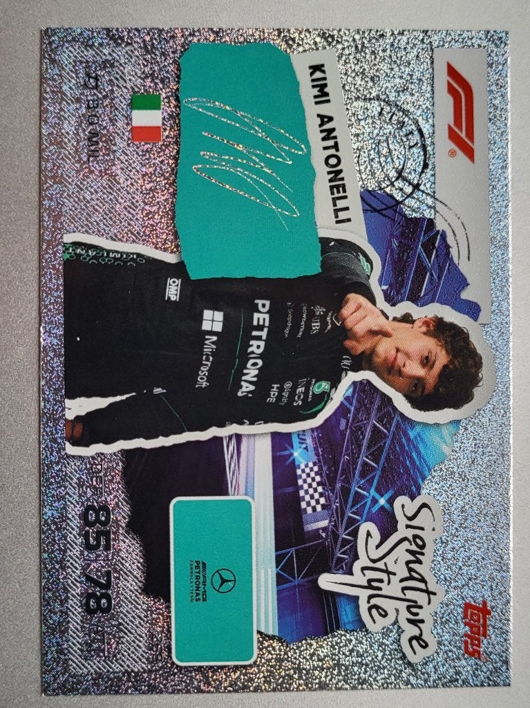 Turbo Attax 2026 Signature Style Kimi Antonelli 268, Verzenden, Nieuw, Buitenlandse clubs, Poster, Plaatje of Sticker