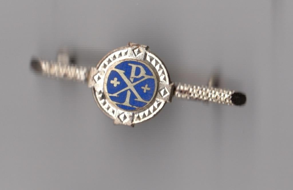 Christendom PAX Christi emaille broche, Verzamelen, Speldjes, Pins en Buttons, Gebruikt, Niet vindbaar, Niet vindbaar, Speldje of Pin