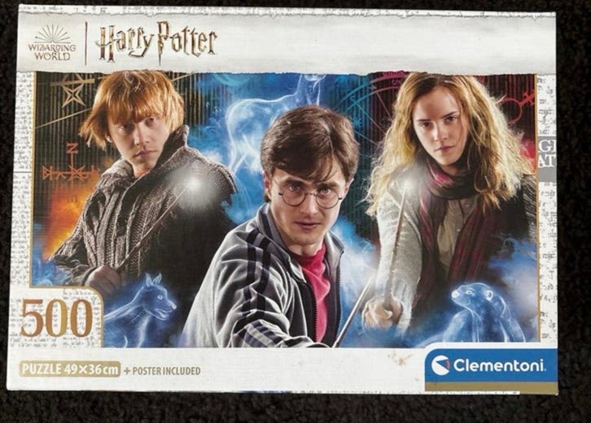 Harry Potter Legpuzzel Clementoni 500 stukjes, Ophalen of Verzenden, Meer dan 50 stukjes, Zo goed als nieuw, 6 jaar of ouder