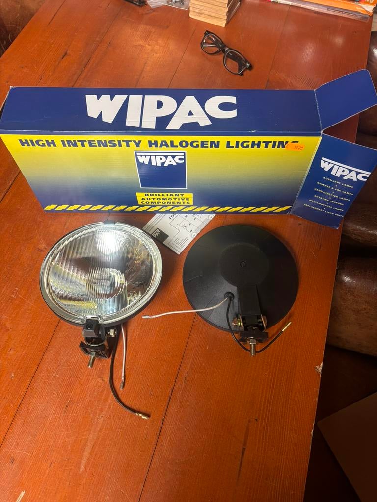 Setje wipac verstralers zwart (nieuw) voor de classic mini, Ophalen