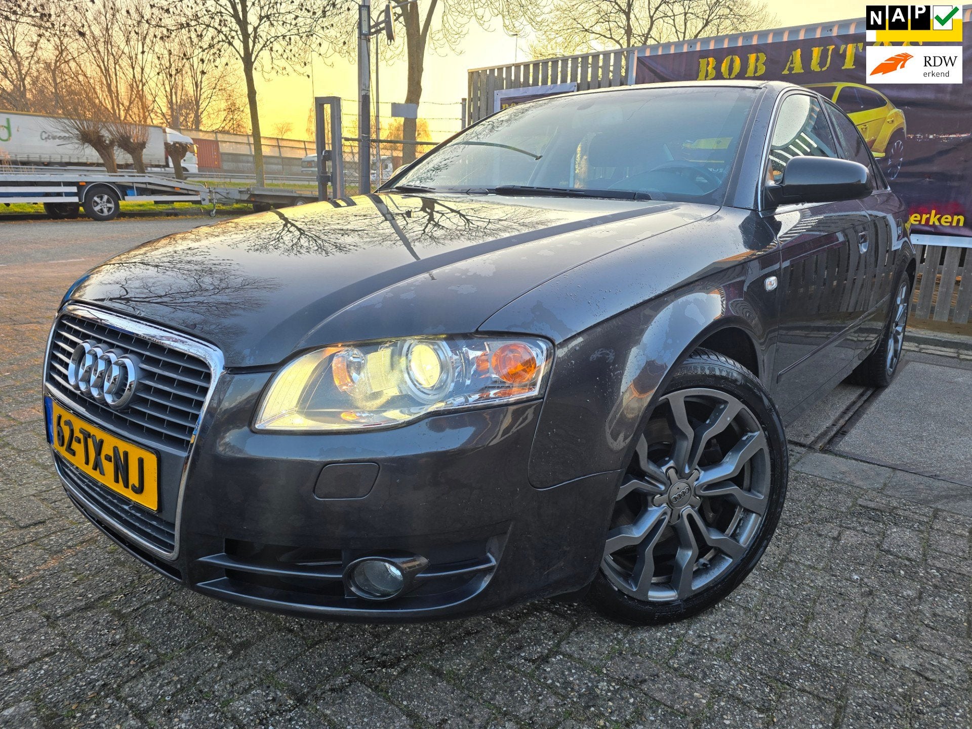 Audi A4 Limousine 2.0 TFSI Advance/airco/nap/navi/trekhaak/a, Gebruikt, 4 cilinders, 1984 cc, A4