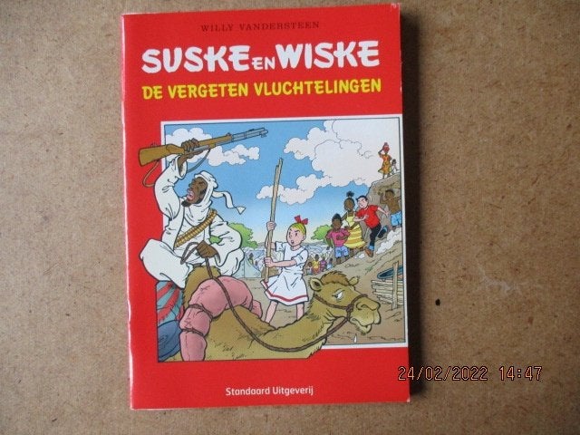 adv5951 suske en wiske stichting vluchteling, Boeken, Stripboeken, Eén stripboek, Ophalen, Gelezen