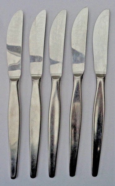 WMF Cromargan 7500 Ascona Verona 5 tafelmessen 21cm, Antiek en Kunst, Antiek | Bestek, Verzenden