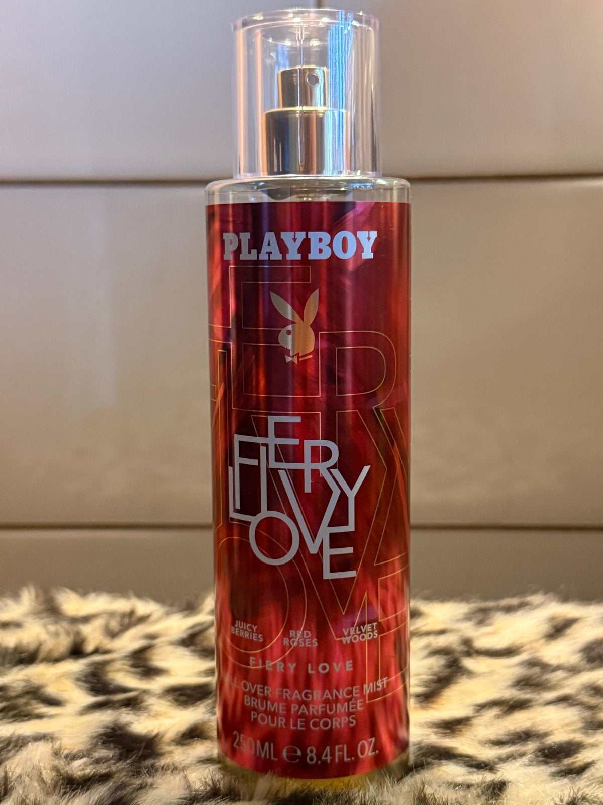 Playboy Fiery Love Over Fragrance Mist 250ml, Ophalen of Verzenden, Zo goed als nieuw