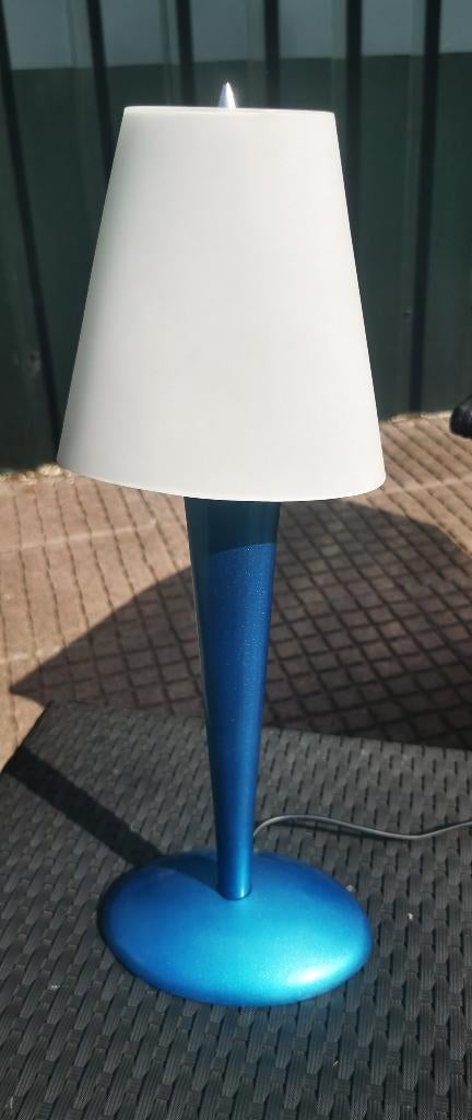 Tafellamp 1990 Ikea Kvartett, Ophalen of Verzenden, Zo goed als nieuw, Glas, Minder dan 50 cm