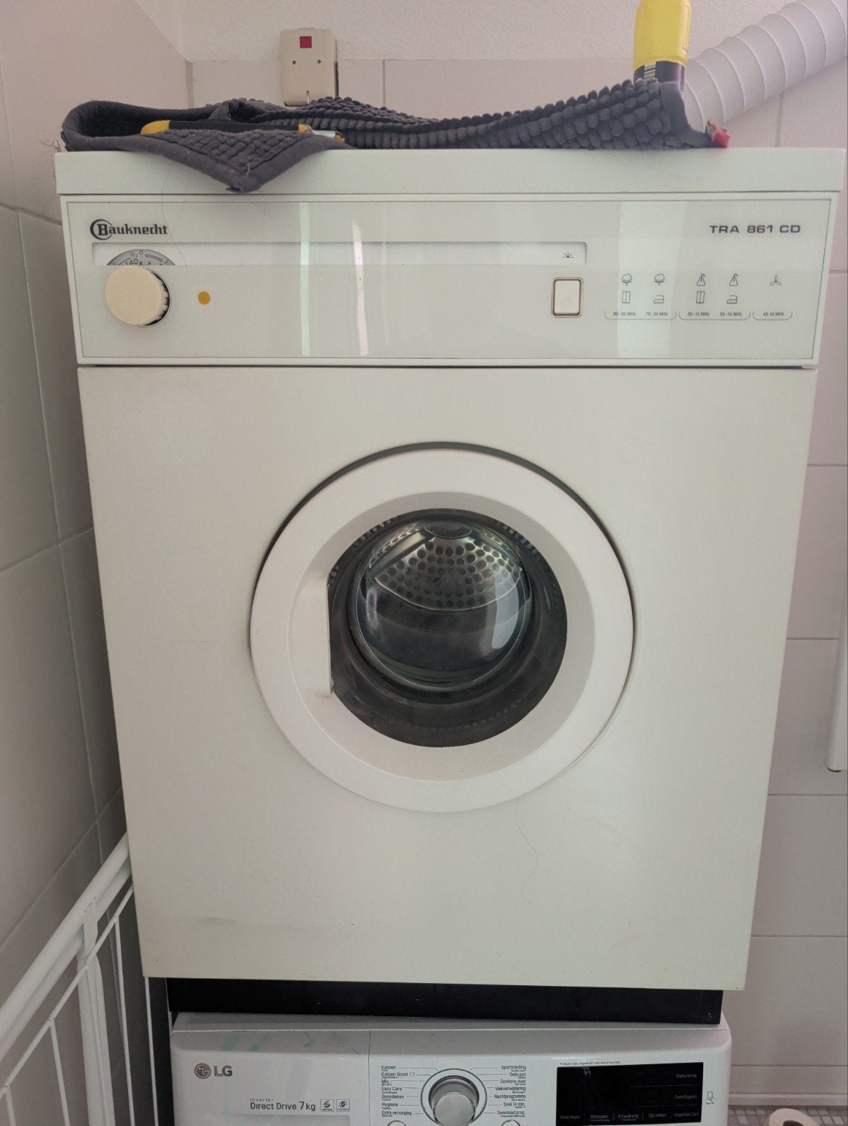 Bauknecht TRA 861 CD Droger, Witgoed en Apparatuur, Wasdrogers, Ophalen