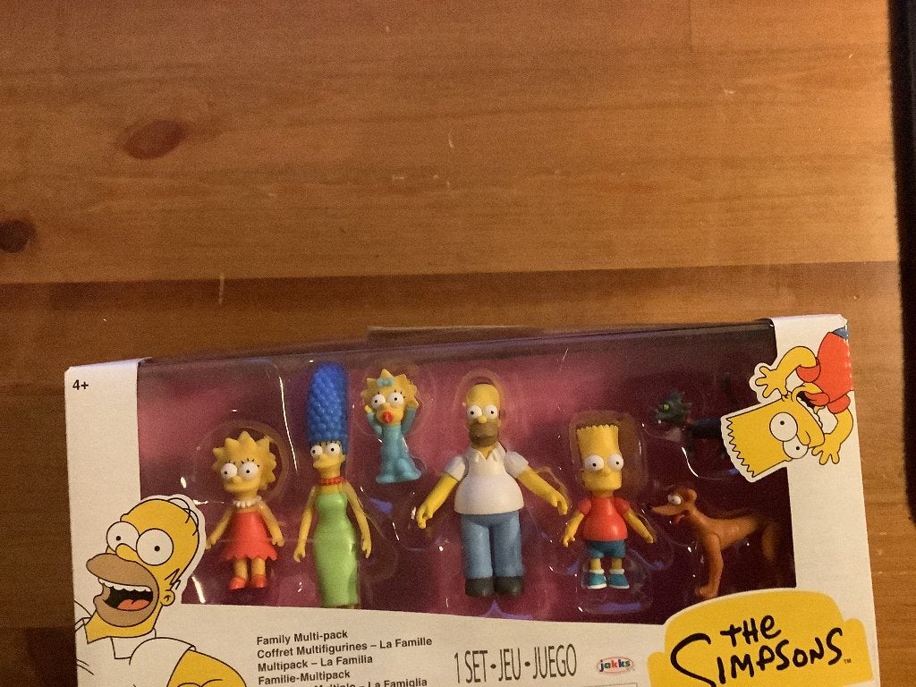 The Simpsons figurenset. Box met 7 figuurtjes. Nieuw, Ophalen of Verzenden, Nieuw