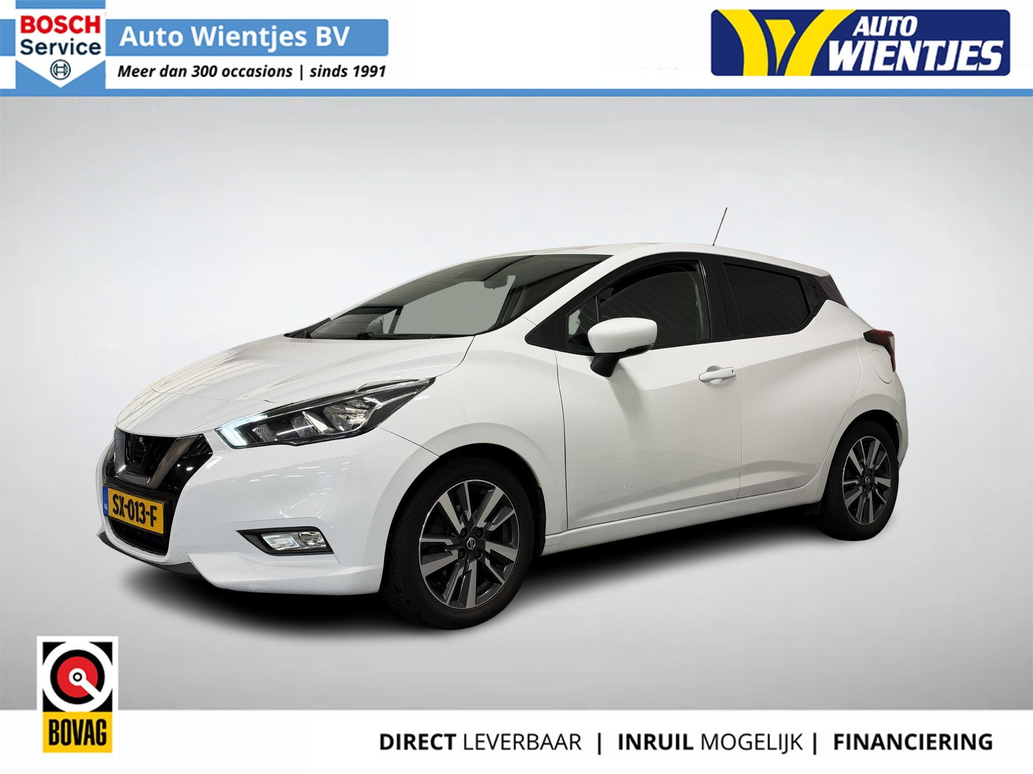 Nissan Micra 0.9 IG-T | N-Connecta 5-Drs | Airco-Ecc | Navi, Verwarmde buitenspiegels, 898 cc, Euro 6, Wit
