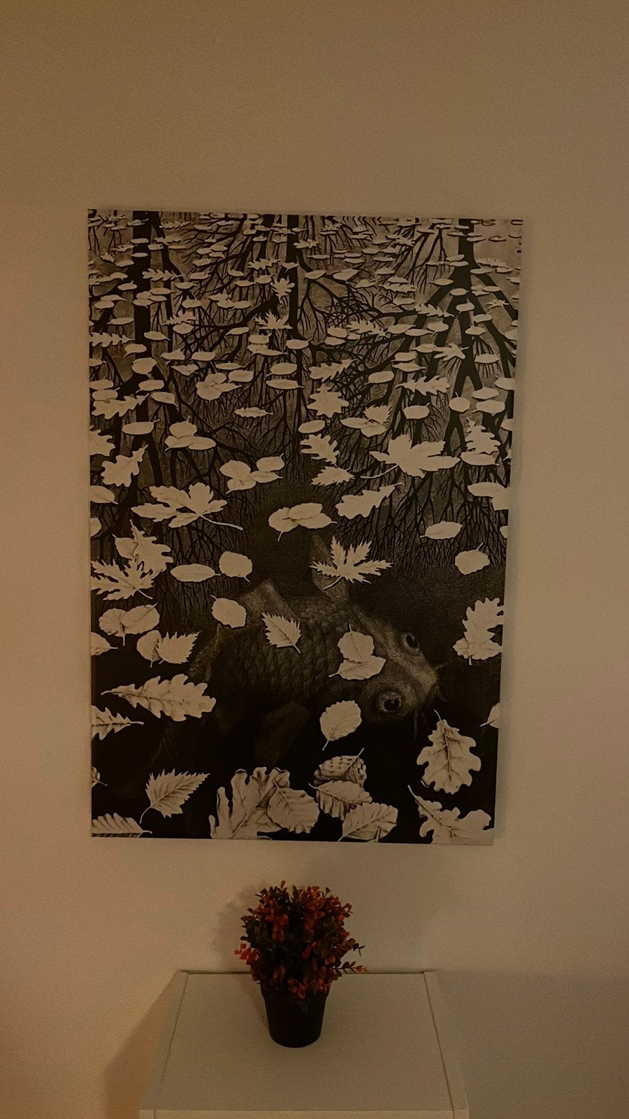 Canvasdoek schilderijen M.C. Escher, Antiek en Kunst, Ophalen