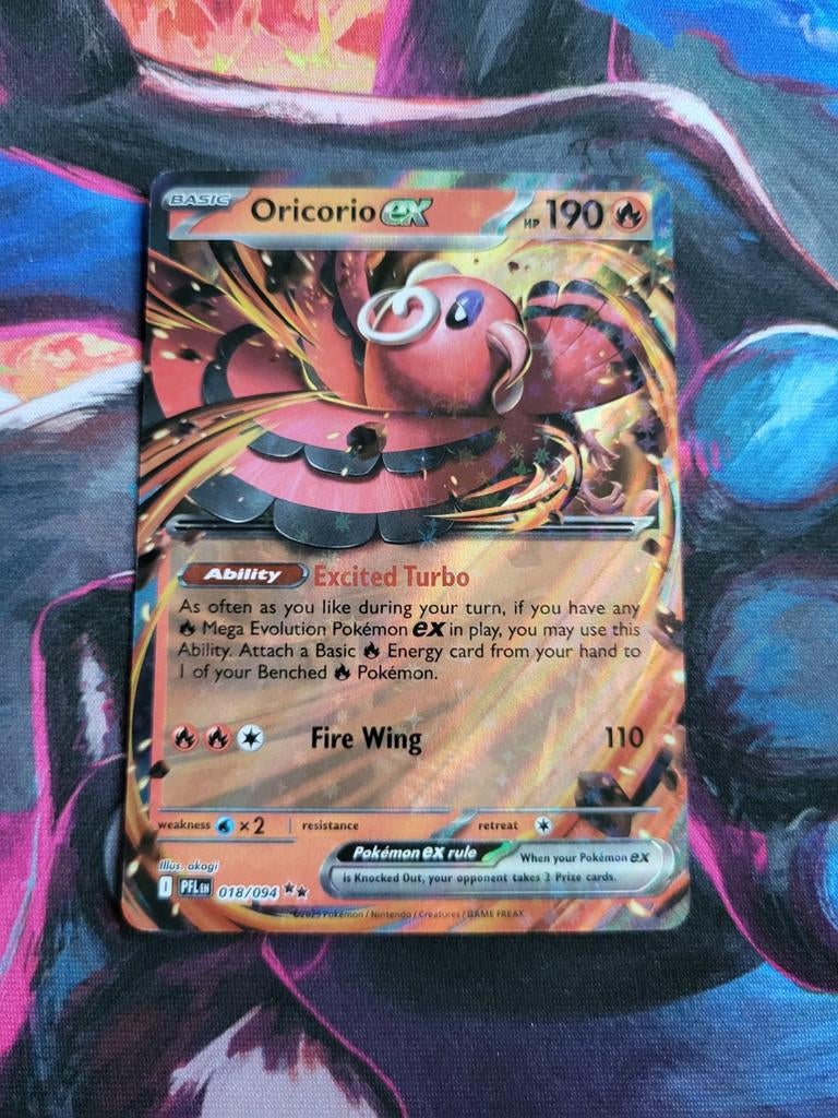 Oricorio EX - Phantasmal Flames #018/094, Ophalen of Verzenden, Zo goed als nieuw