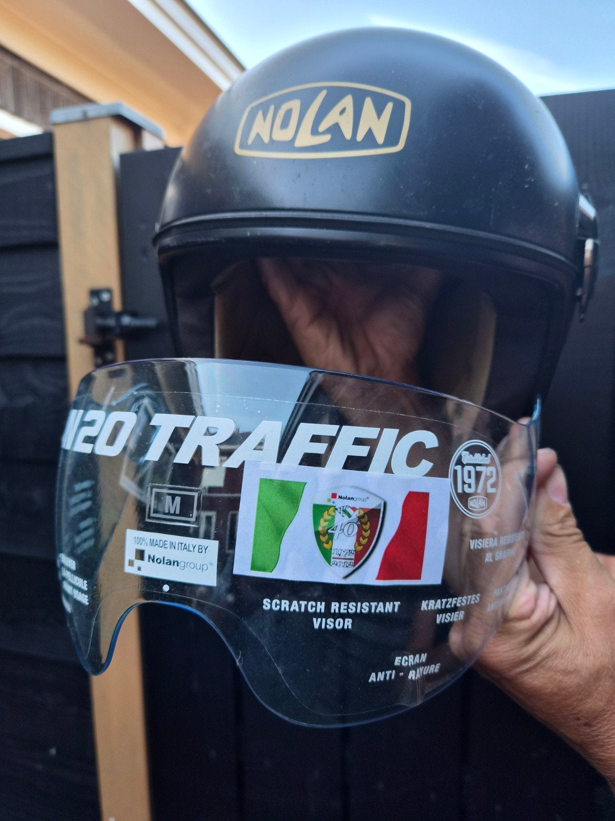Nolan N20 Traffic 40th Edition Jethelm - Maat M, Motoren, Kleding | Motorhelmen, Ophalen of Verzenden